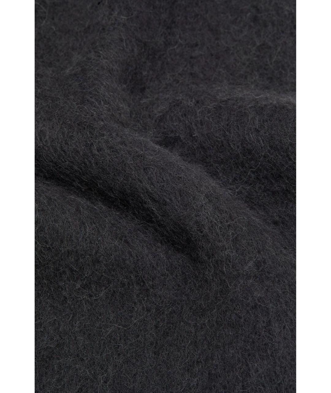ACNE STUDIOS Серый шарф, фото 4