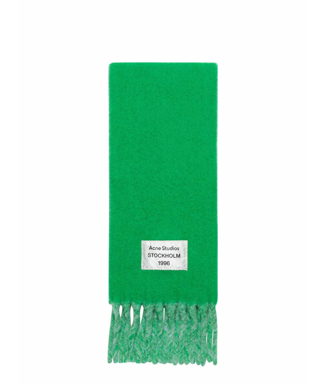 ACNE STUDIOS Зеленый шарф, фото 1