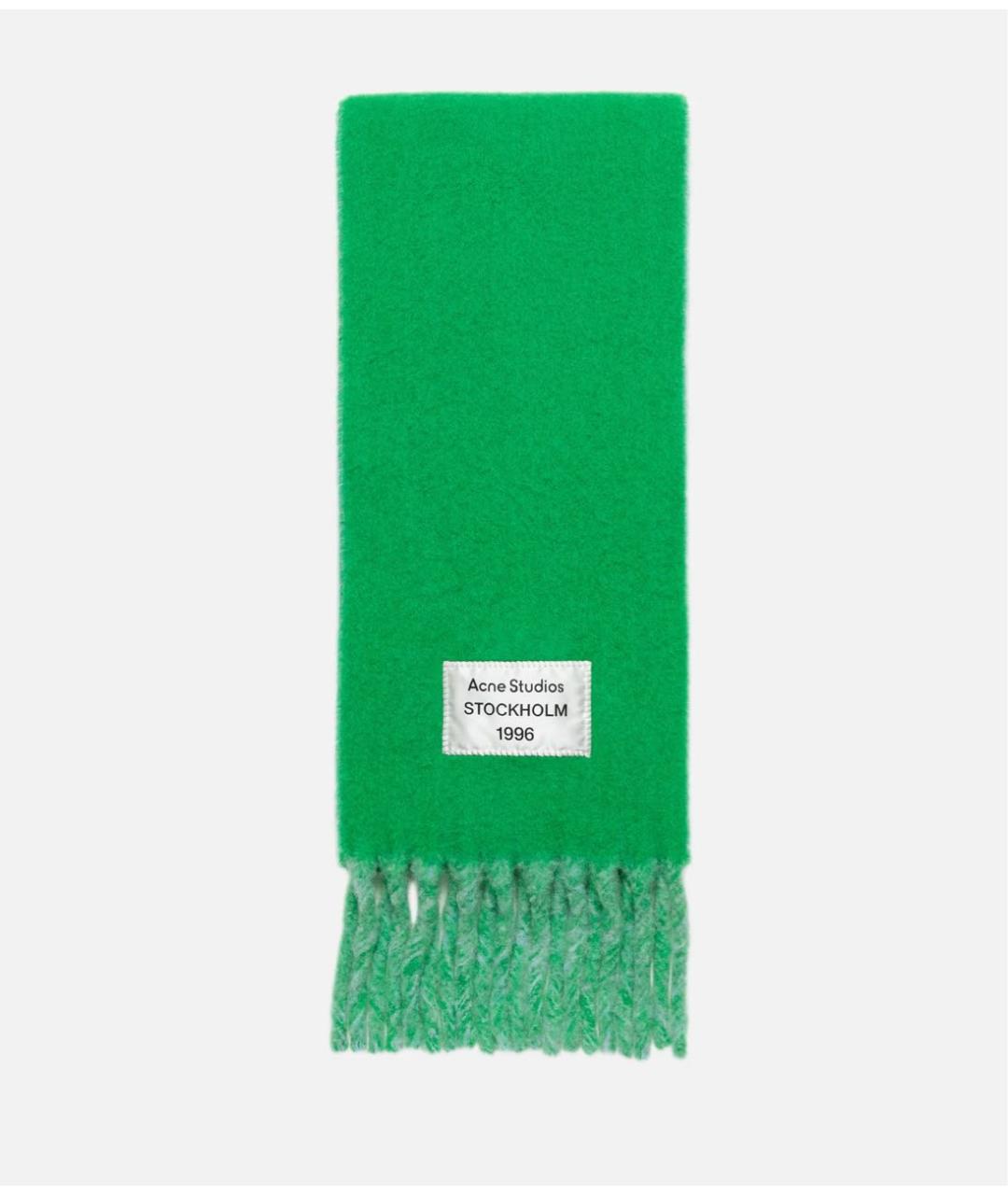 ACNE STUDIOS Зеленый шарф, фото 5