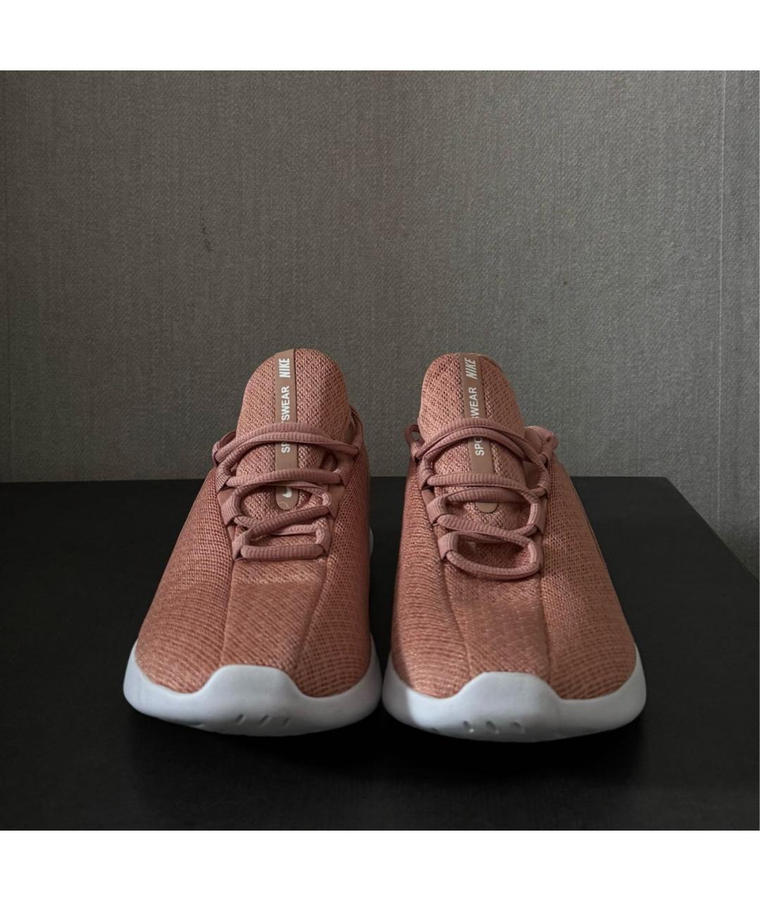 NIKE Бежевые текстильные кроссовки, фото 2