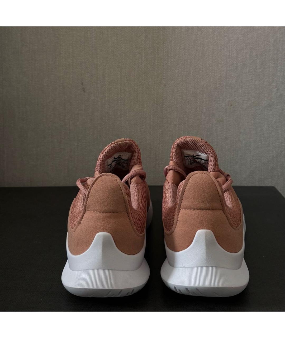 NIKE Бежевые текстильные кроссовки, фото 4