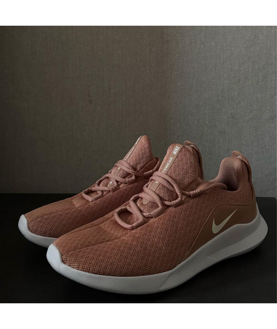 NIKE Бежевые текстильные кроссовки, фото 5