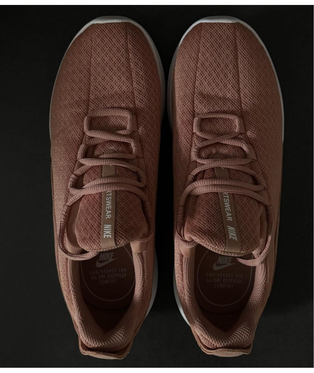 NIKE Бежевые текстильные кроссовки, фото 3