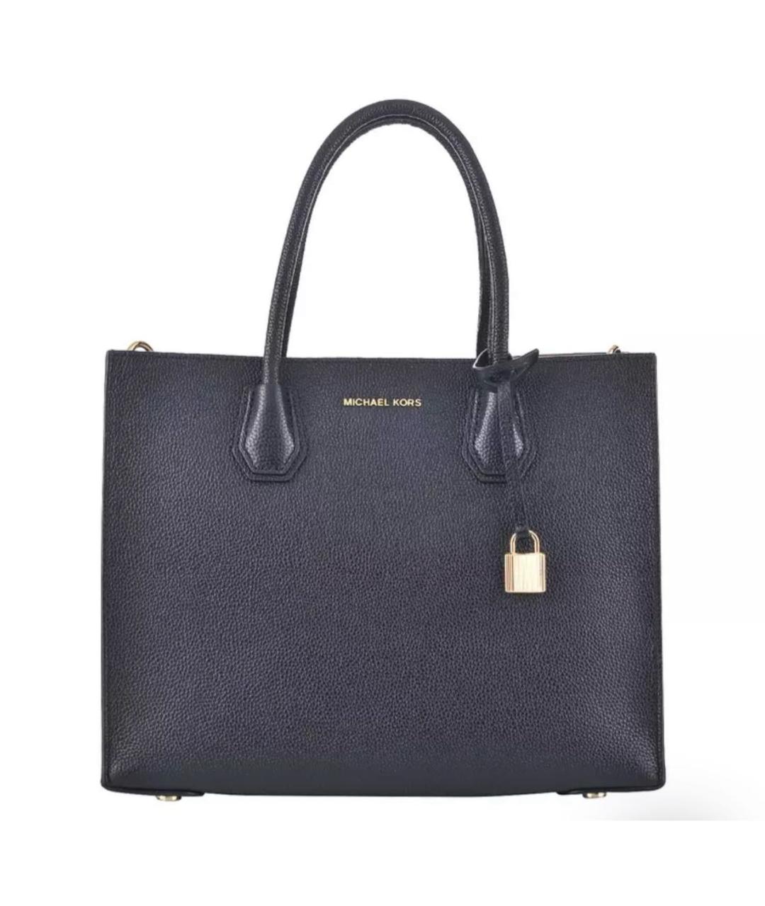 MICHAEL KORS Черная кожаная сумка через плечо, фото 9