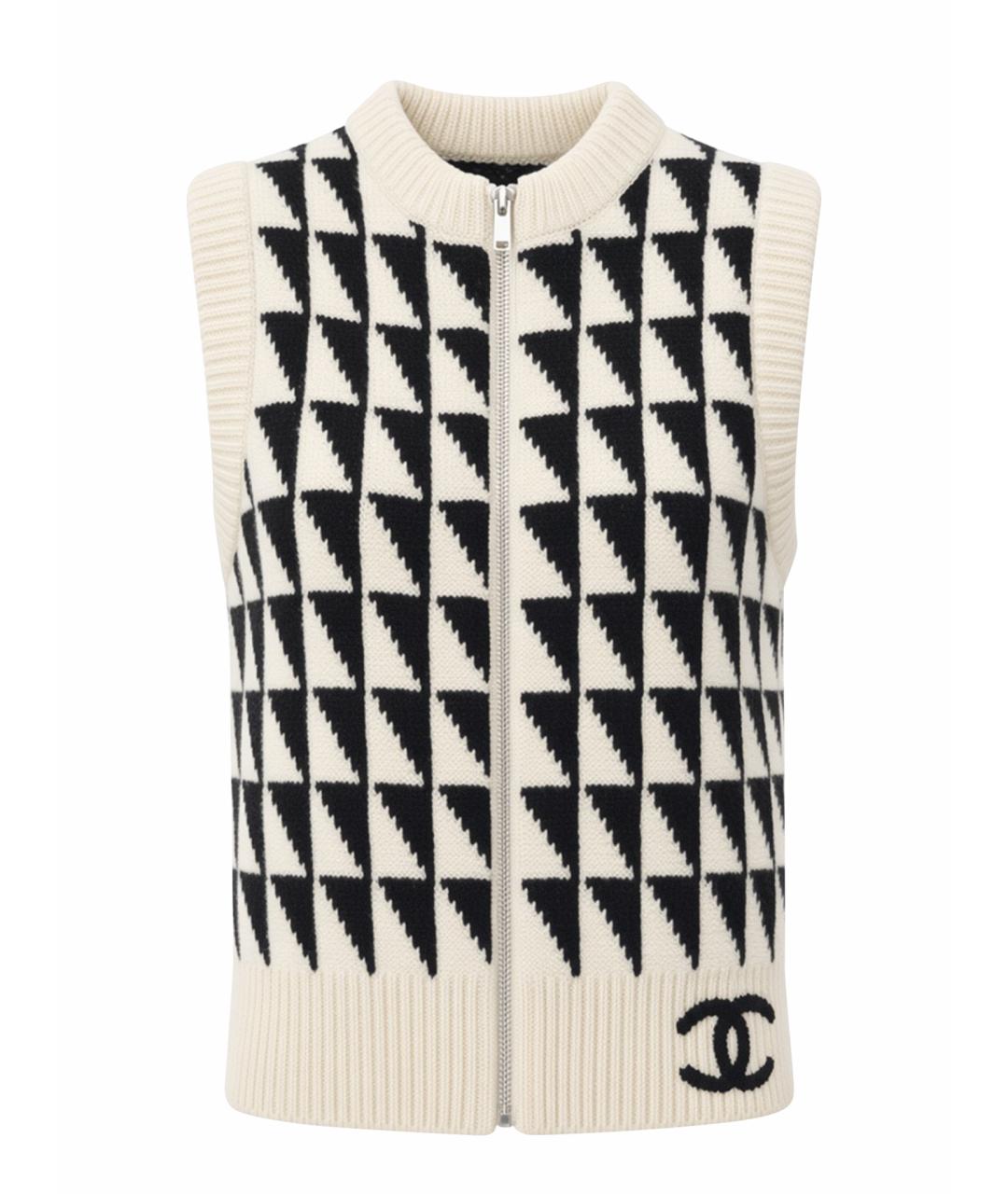 CHANEL Мульти шерстяная жилетка, фото 1