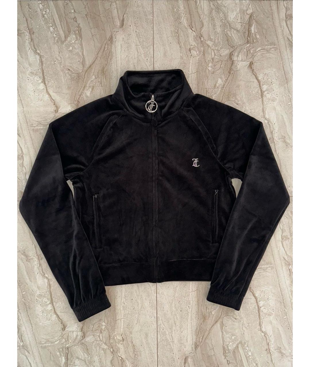 JUICY COUTURE Черный велюровый спортивные костюмы, фото 2