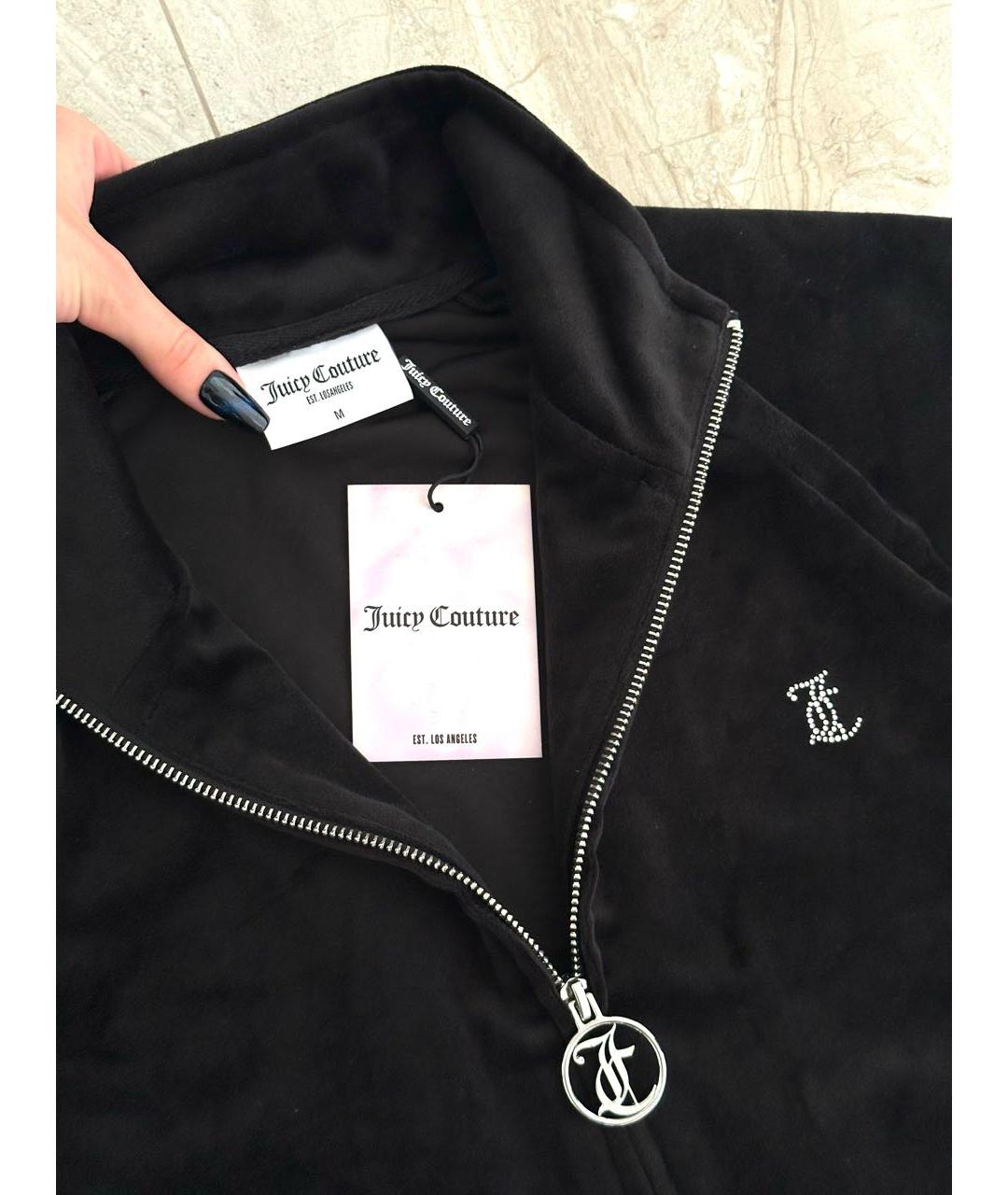 JUICY COUTURE Черный велюровый спортивные костюмы, фото 4