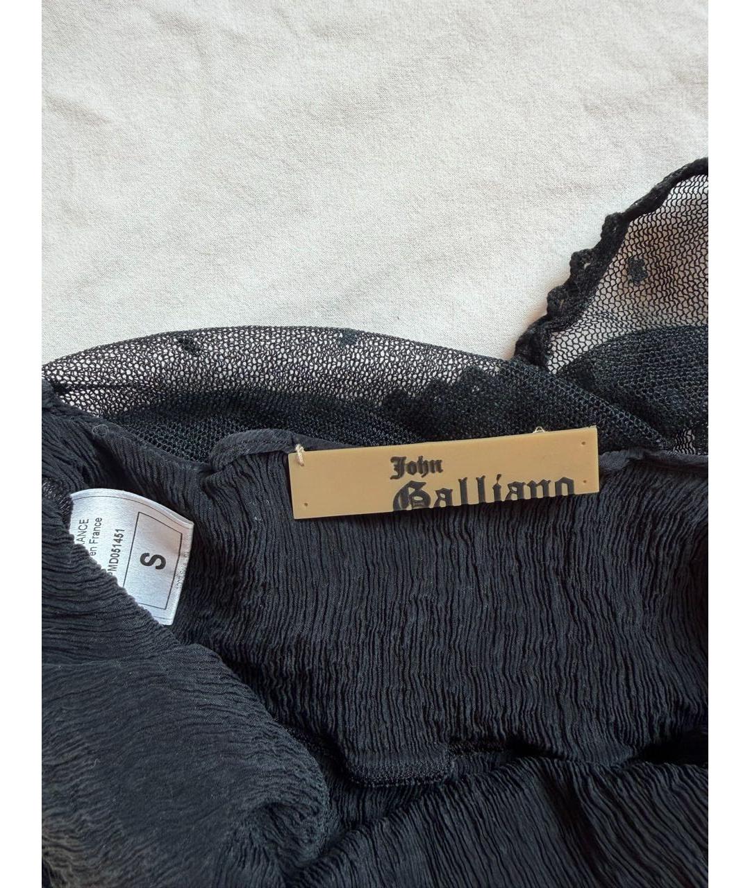 JOHN GALLIANO Черная майка, фото 3