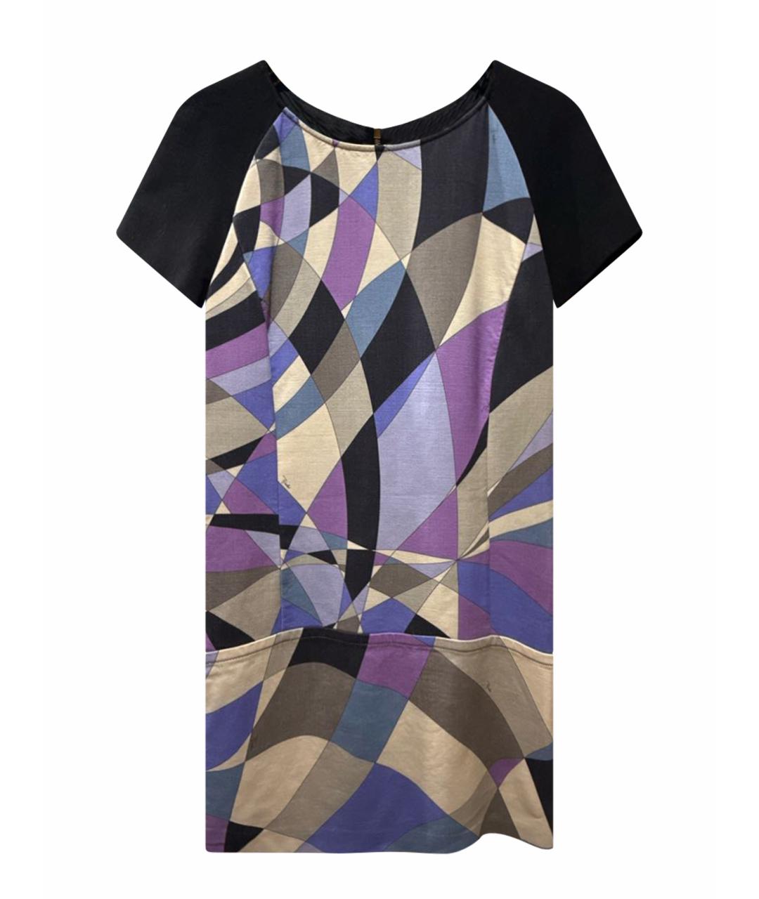 EMILIO PUCCI Мульти вискозное повседневное платье, фото 1