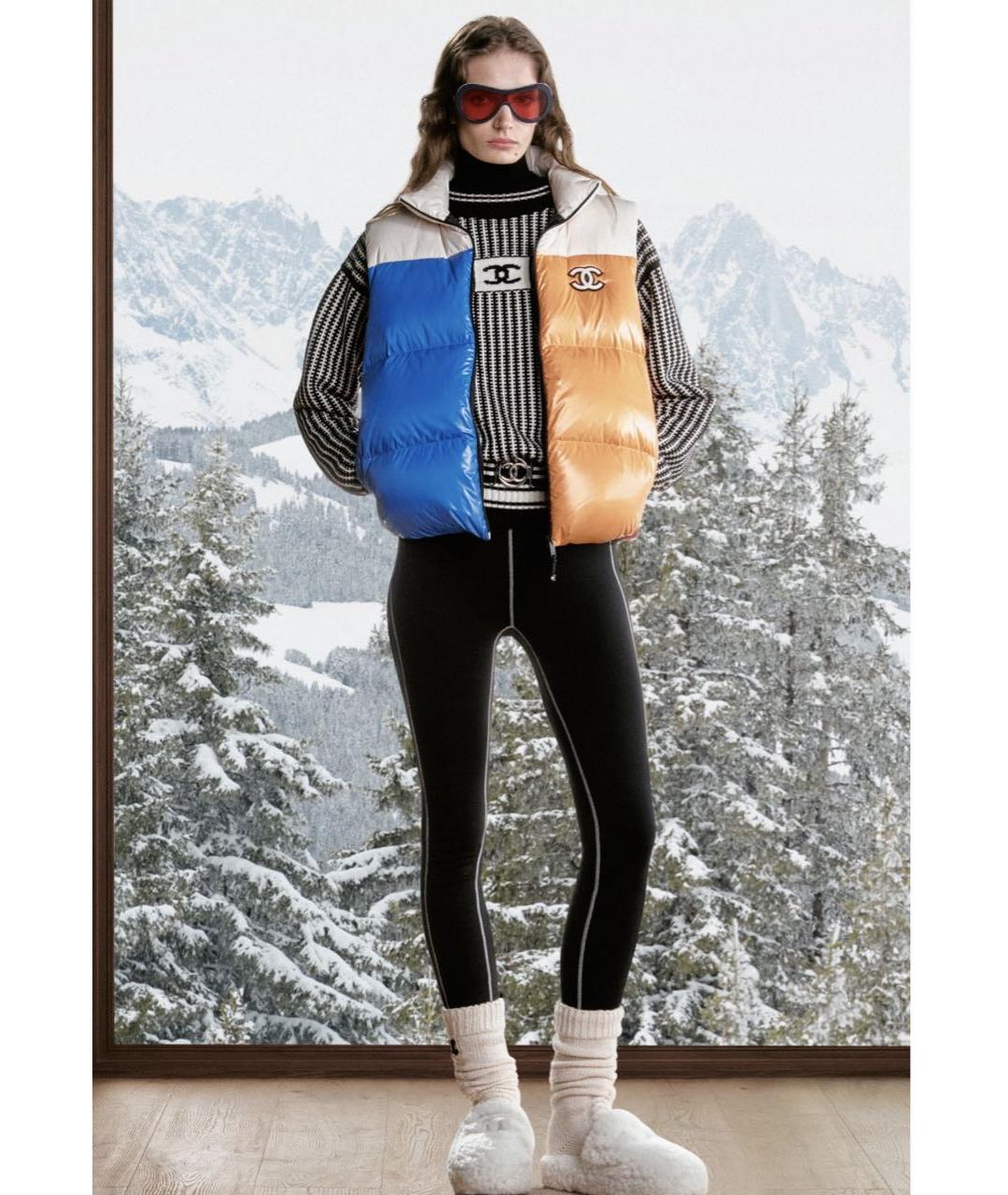 CHANEL Черные леггинсы и велосипедки, фото 3
