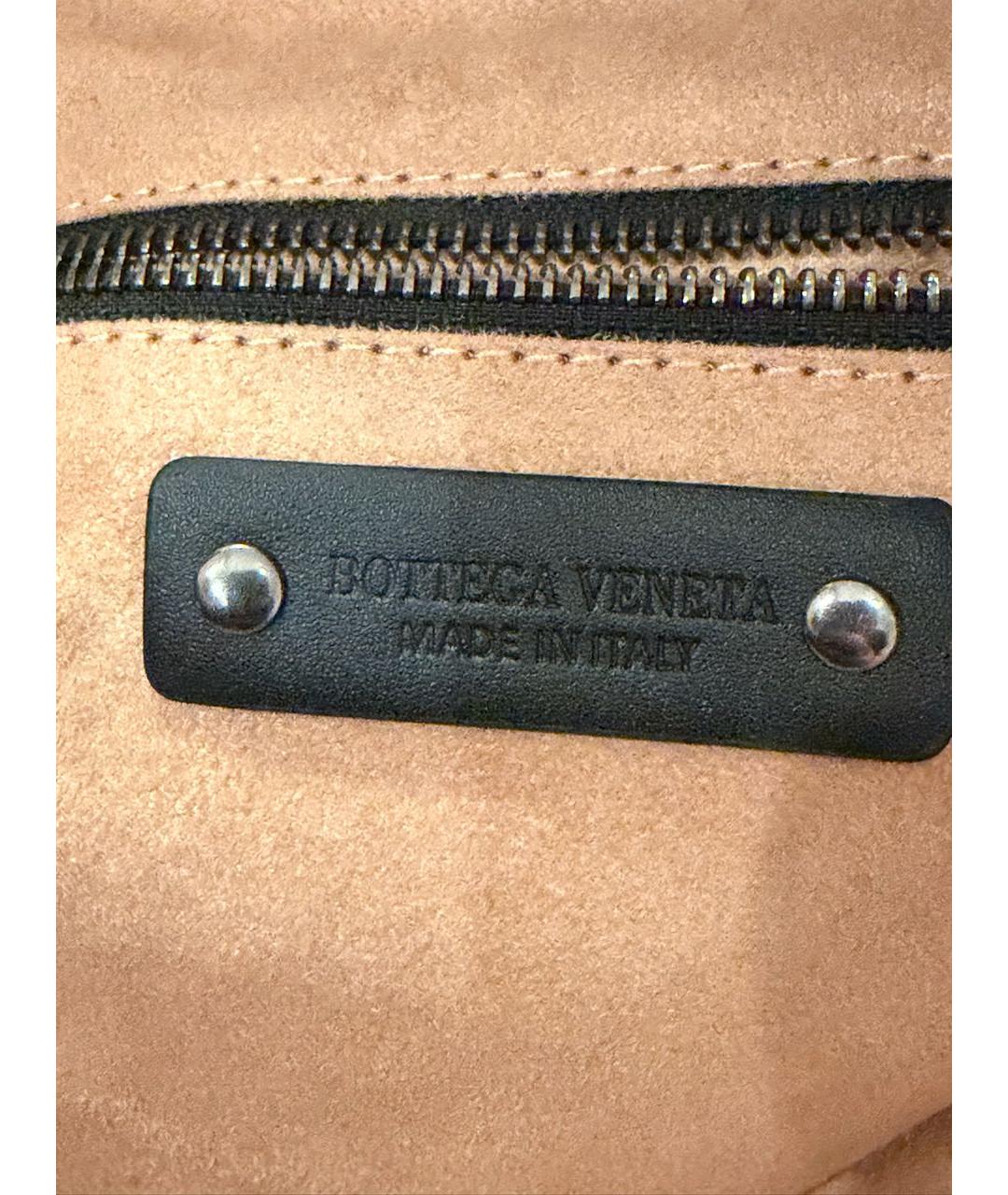 BOTTEGA VENETA Черный кожаный рюкзак, фото 6
