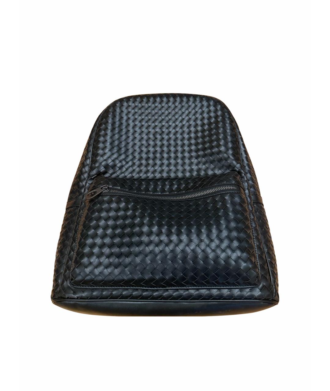 BOTTEGA VENETA Черный кожаный рюкзак, фото 1