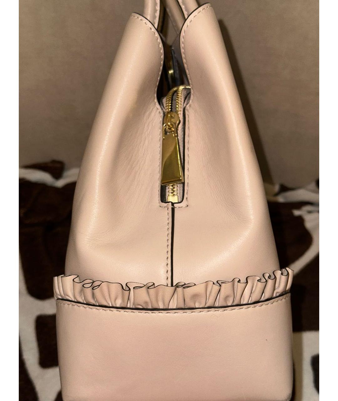MICHAEL KORS Розовая кожаная сумка тоут, фото 3