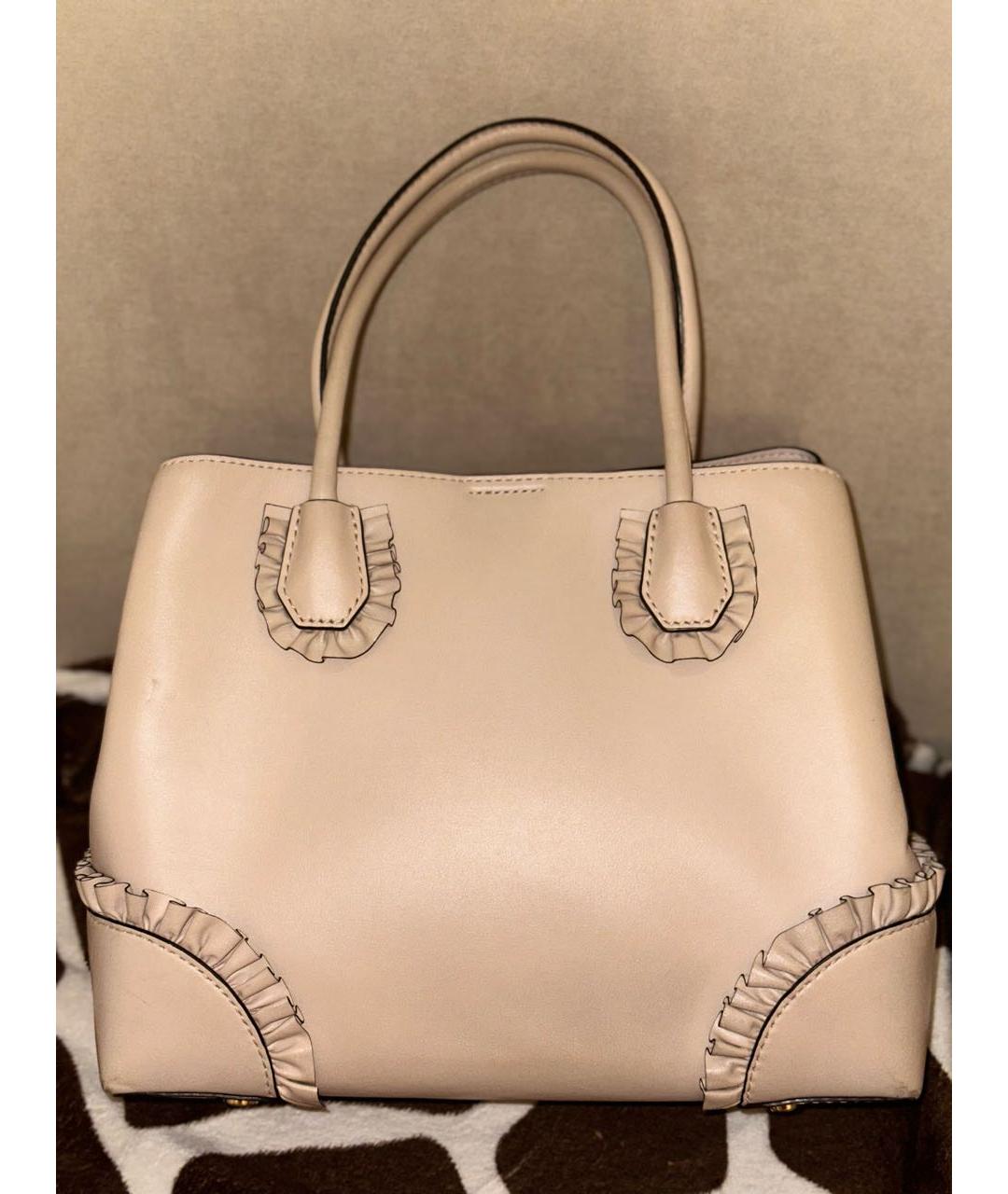MICHAEL KORS Розовая кожаная сумка тоут, фото 2