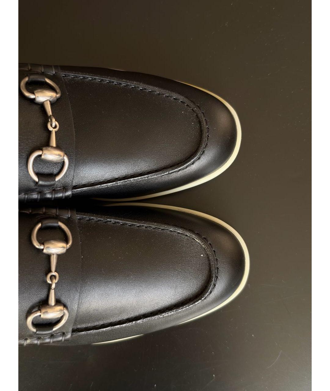 GUCCI Кожаные лоферы, фото 2