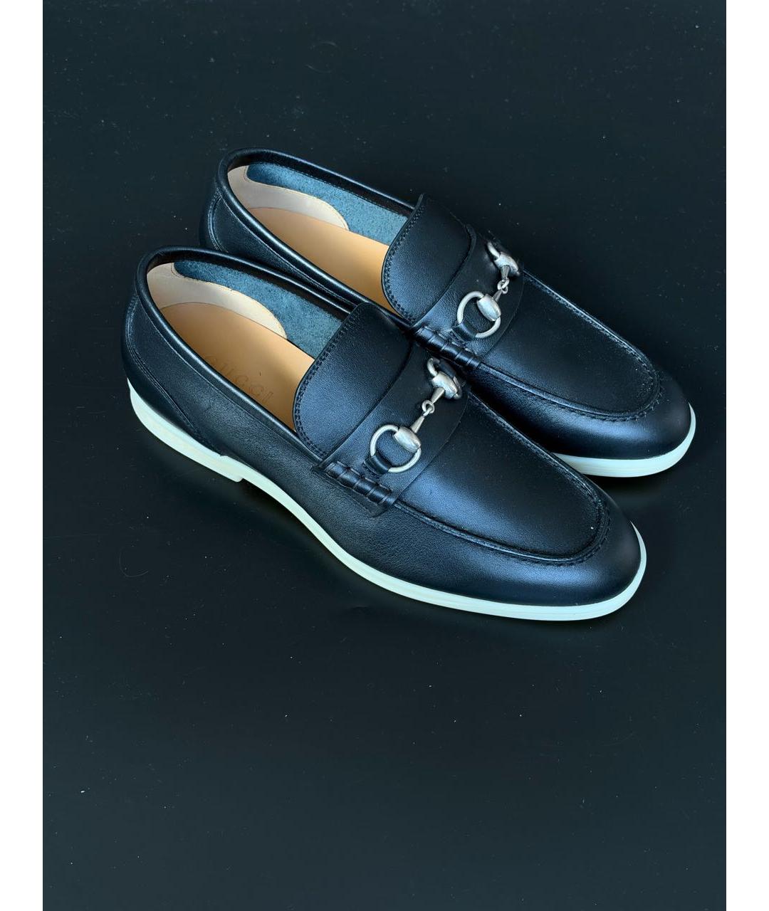 GUCCI Кожаные лоферы, фото 9