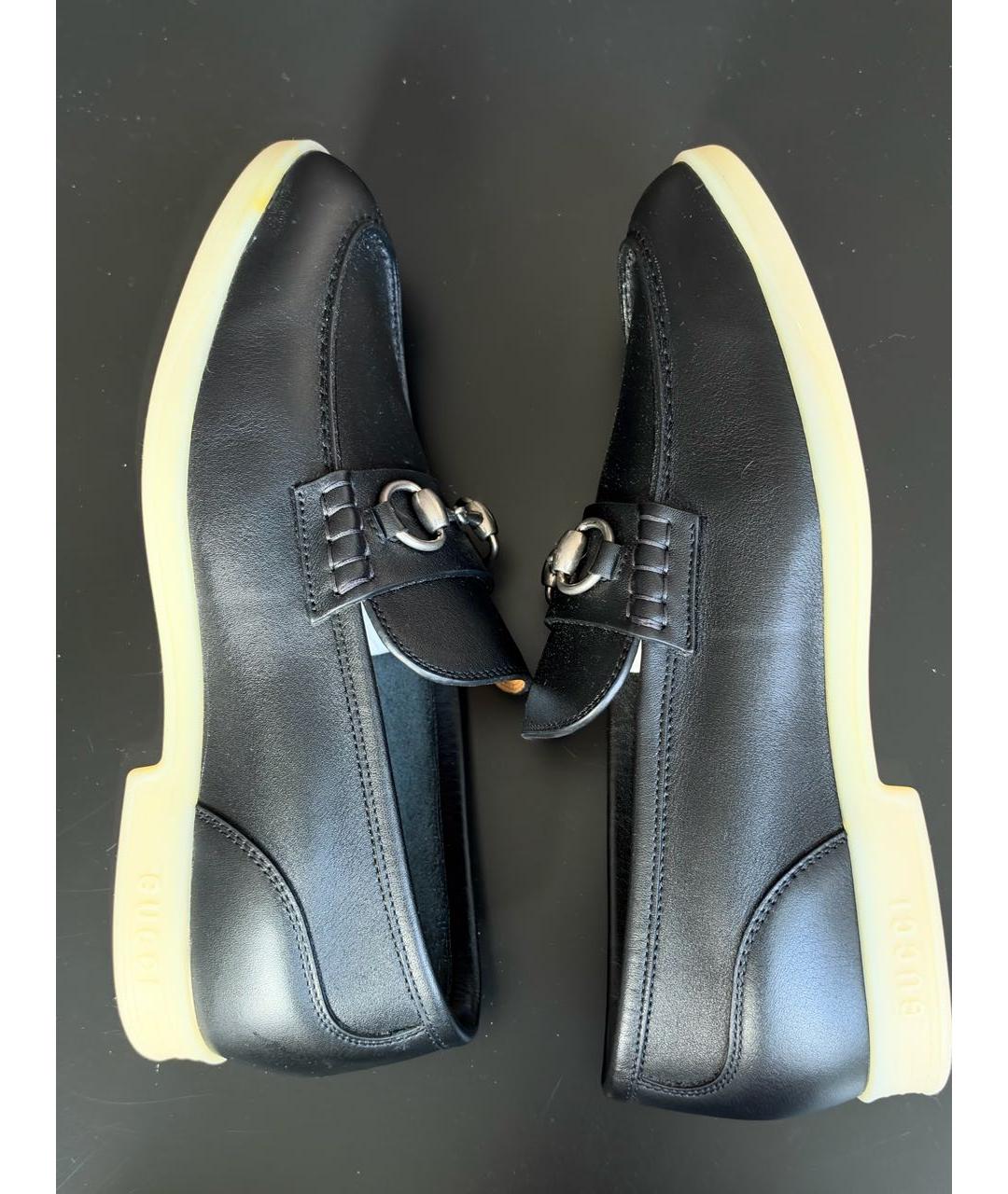 GUCCI Кожаные лоферы, фото 5