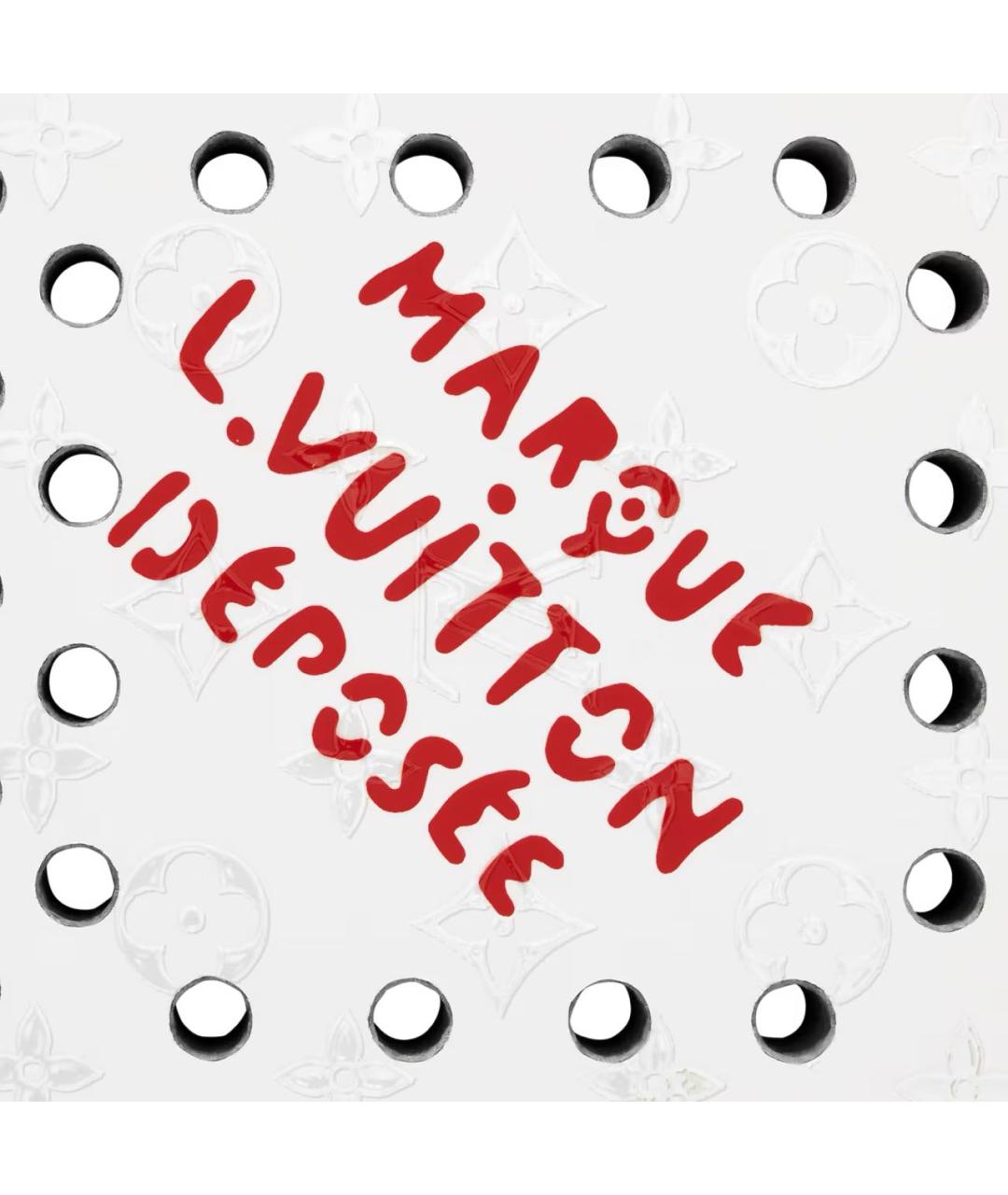 LOUIS VUITTON Белый брелок, фото 4