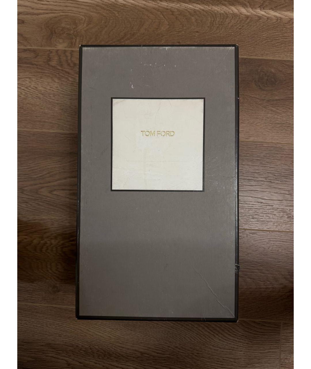 TOM FORD Черные кожаные лоферы, фото 5