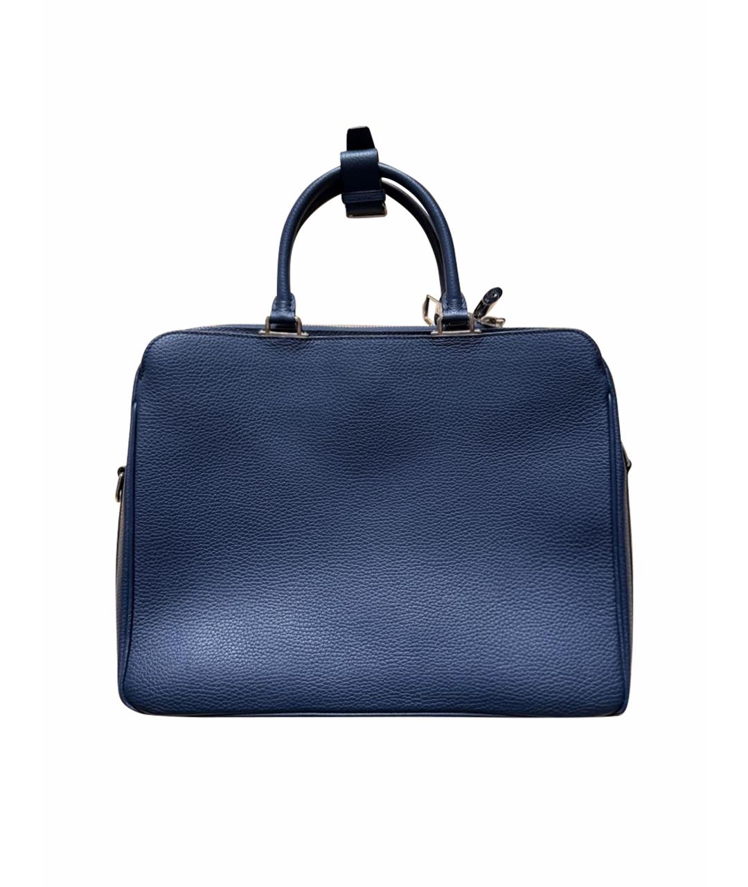 LOUIS VUITTON Синяя кожаная сумка на плечо, фото 1