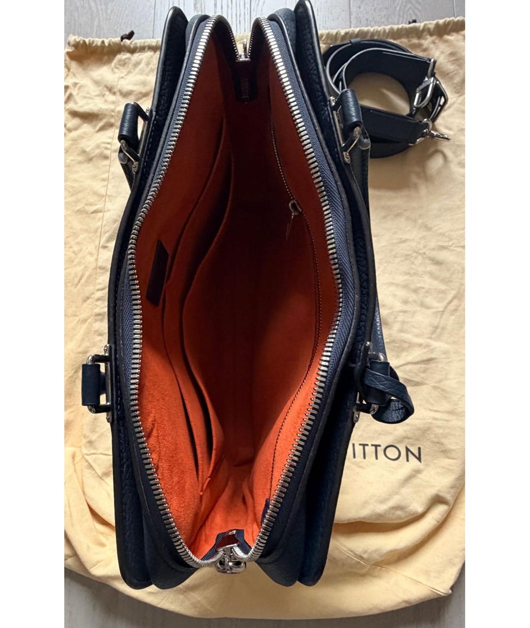 LOUIS VUITTON Синяя кожаная сумка на плечо, фото 5