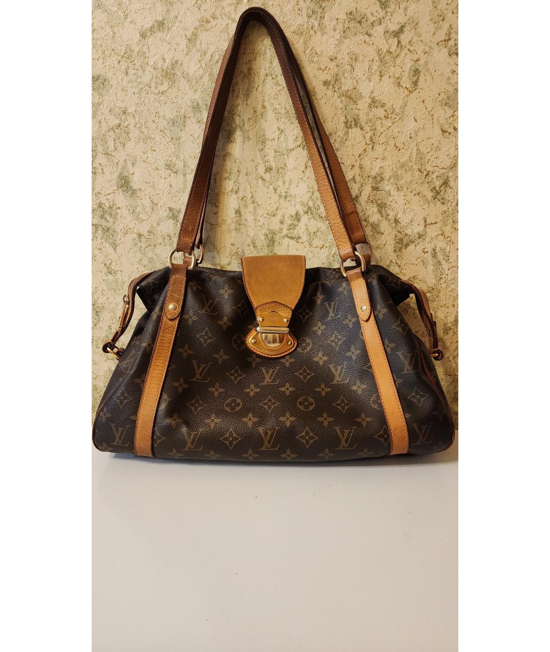 LOUIS VUITTON Коричневая сумка через плечо из канвы, фото 9