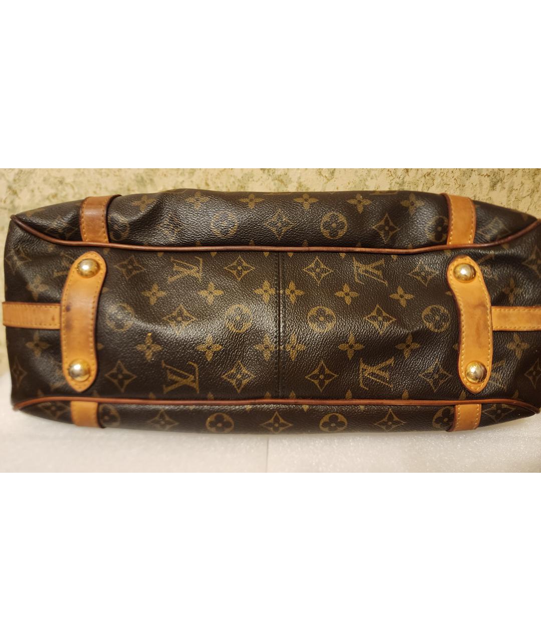 LOUIS VUITTON Коричневая сумка через плечо из канвы, фото 4