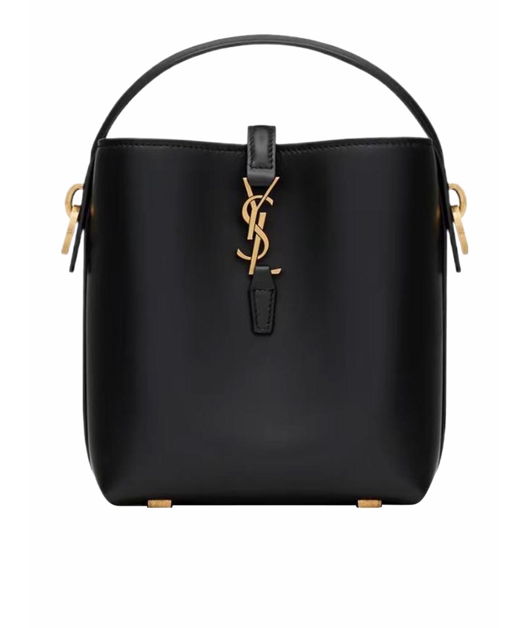 SAINT LAURENT Черная сумка тоут, фото 1