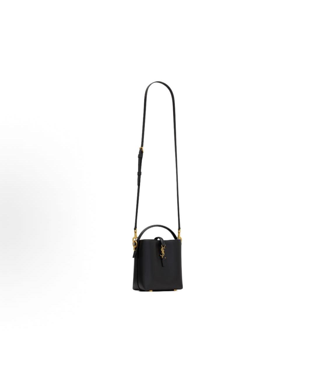 SAINT LAURENT Черная сумка тоут, фото 2