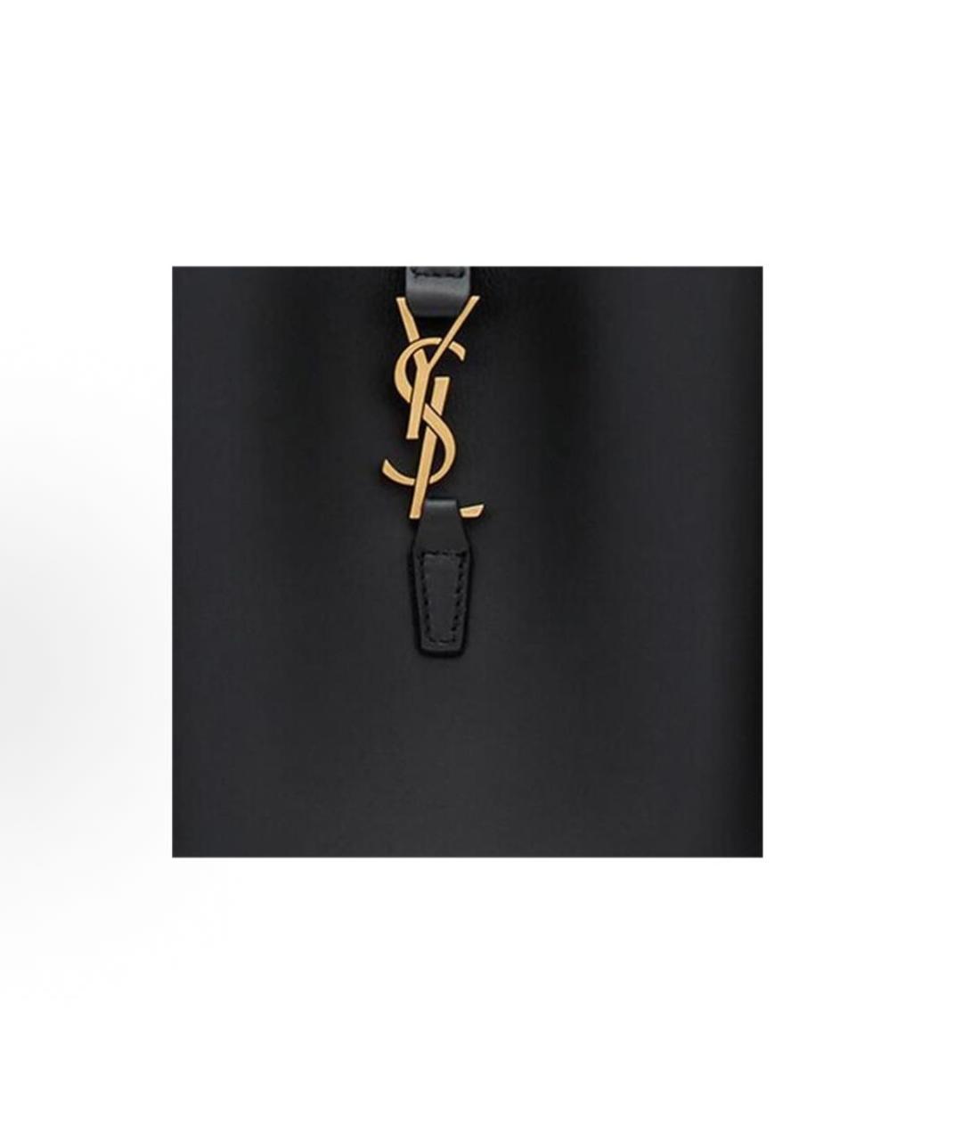 SAINT LAURENT Черная сумка тоут, фото 3