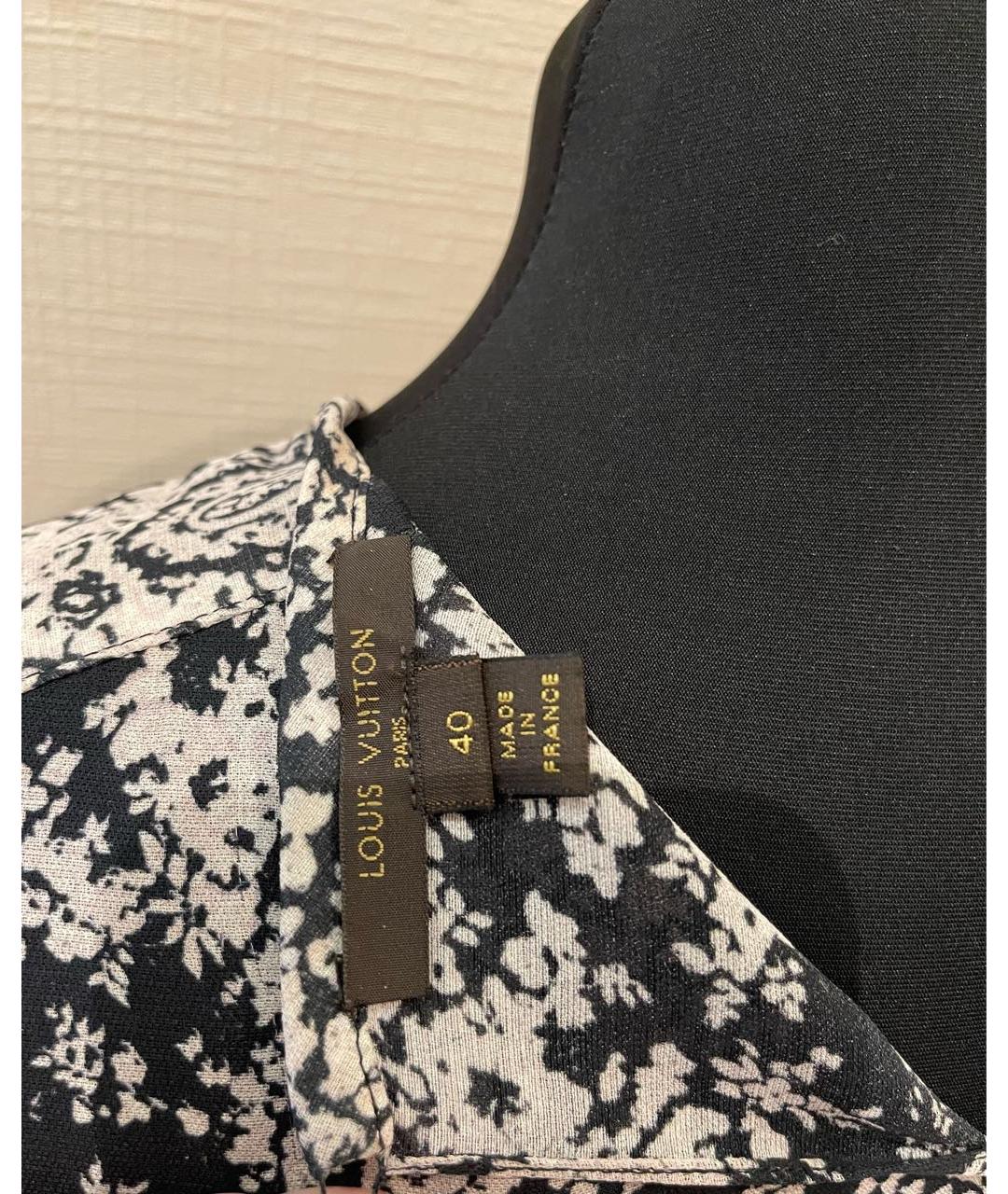 LOUIS VUITTON Мульти шелковое повседневное платье, фото 3