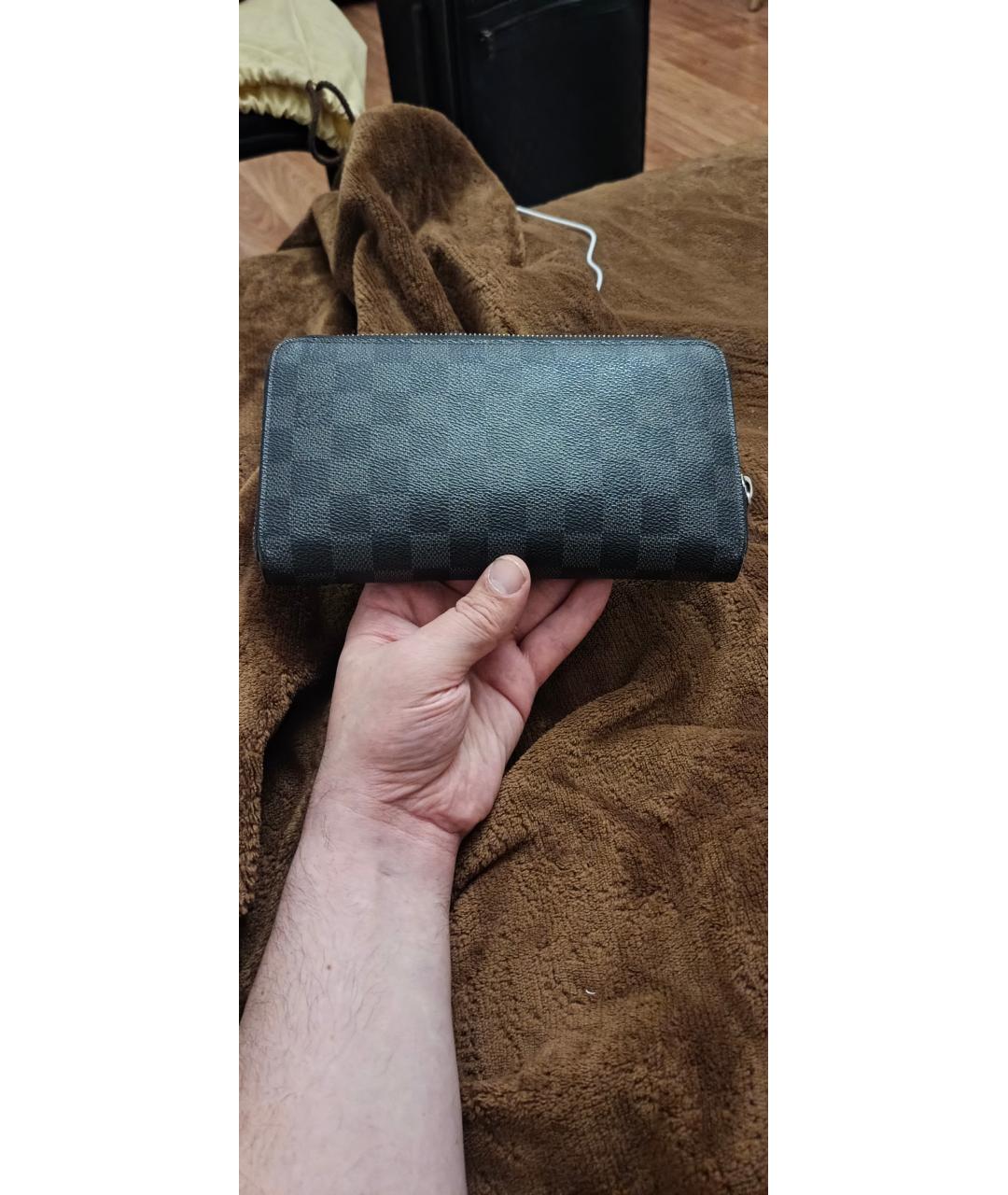 LOUIS VUITTON Черный кошелек, фото 6