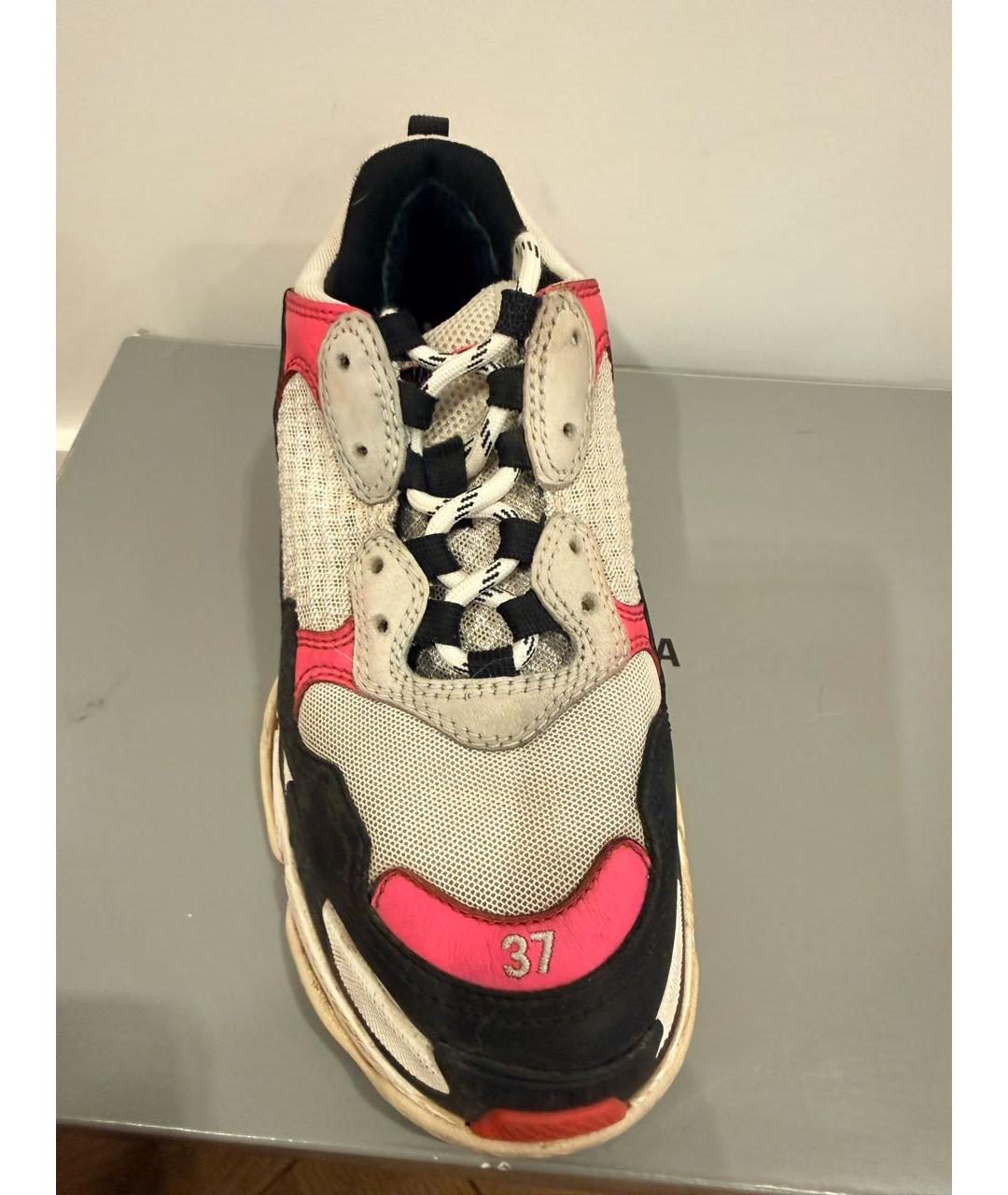 BALENCIAGA Мульти текстильные кроссовки, фото 3