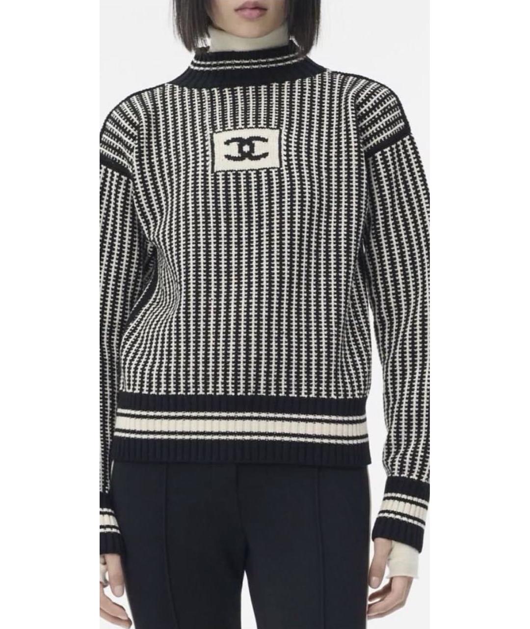 CHANEL Черный джемпер / свитер, фото 2