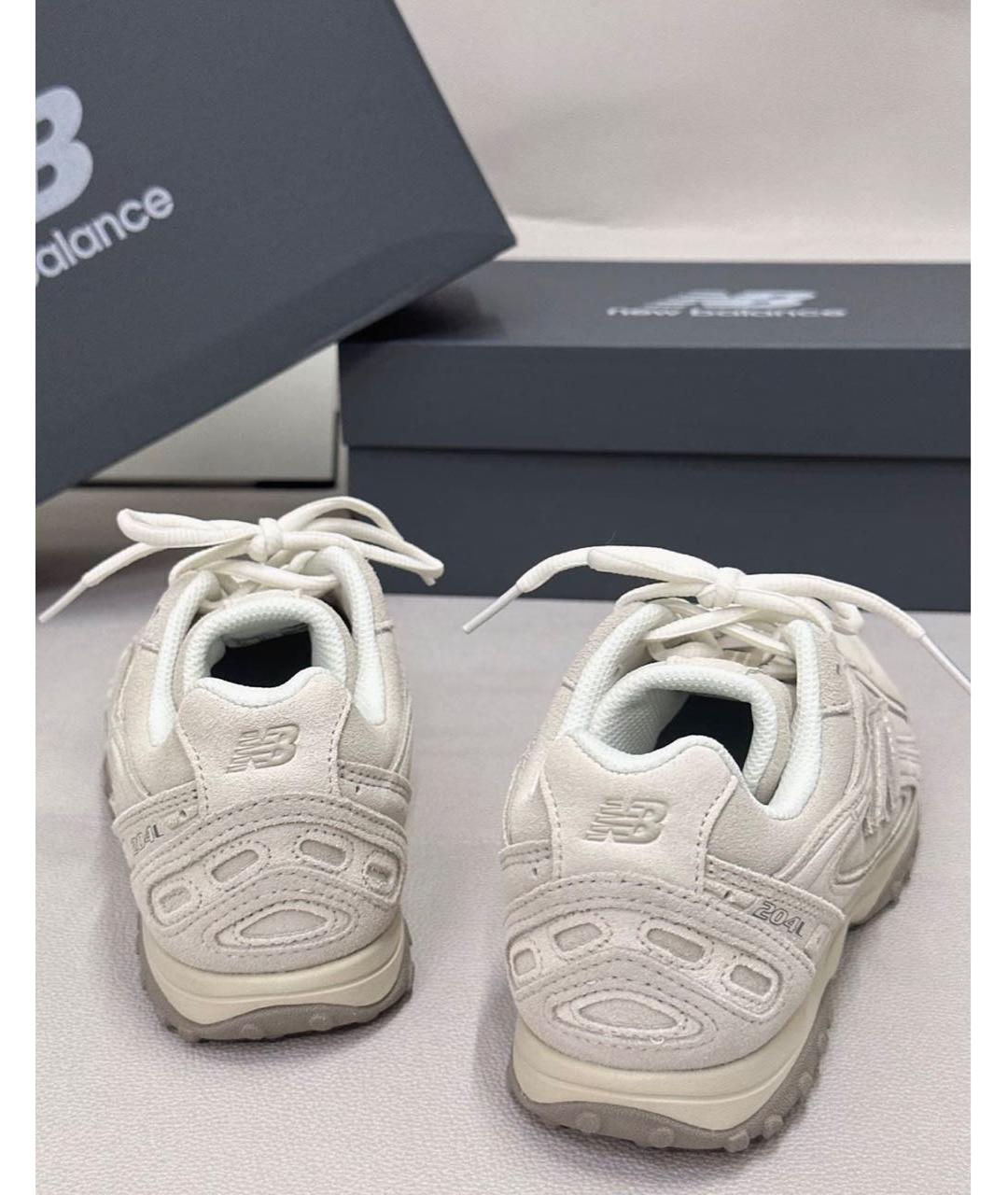 NEW BALANCE Белые текстильные кроссовки, фото 7