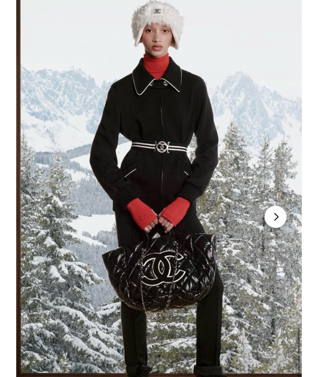 CHANEL Черная сумка тоут, фото 5