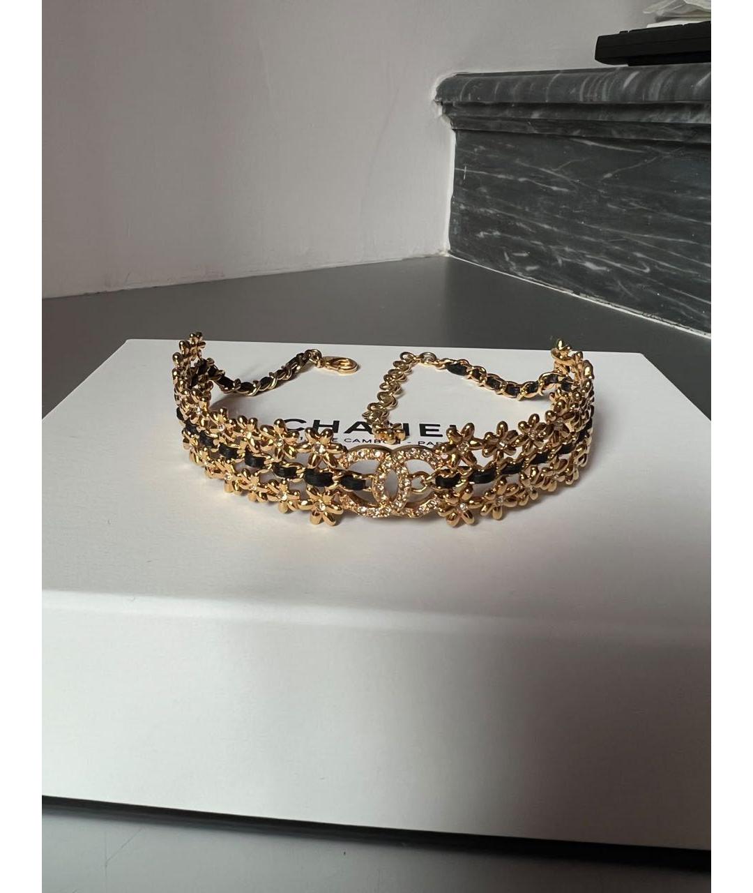 CHANEL Золотой чокер, фото 7