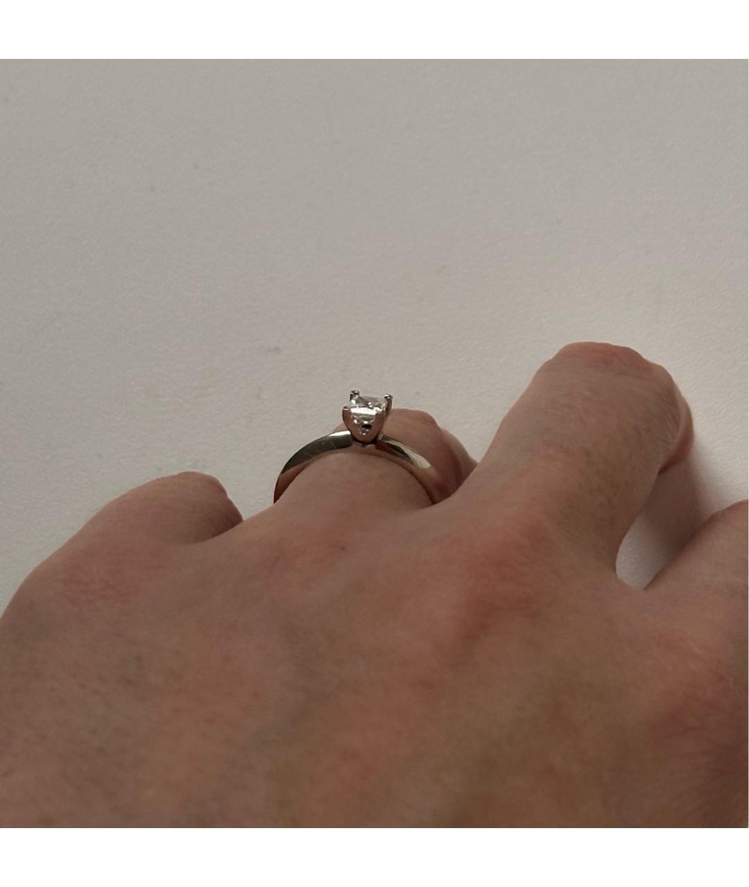 TIFFANY&CO Серебряное платиновое кольцо, фото 4