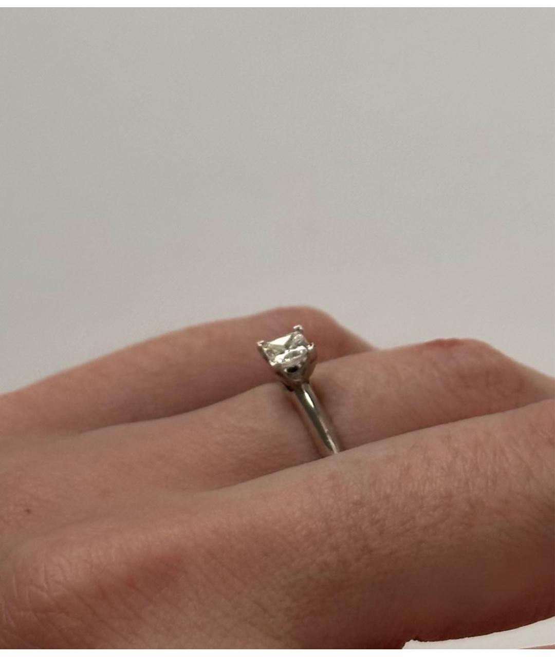 TIFFANY&CO Серебряное платиновое кольцо, фото 3