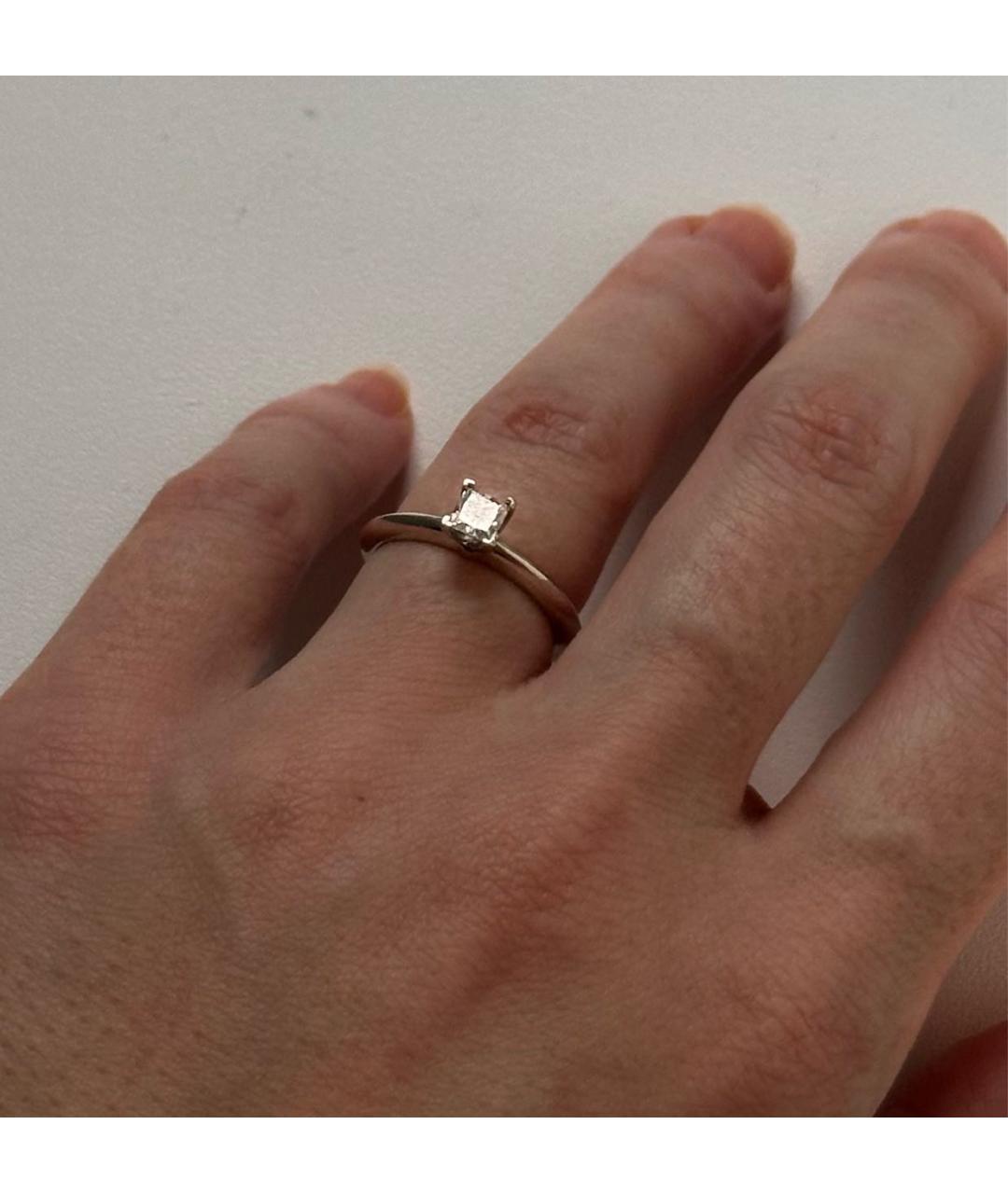 TIFFANY&CO Серебряное платиновое кольцо, фото 2