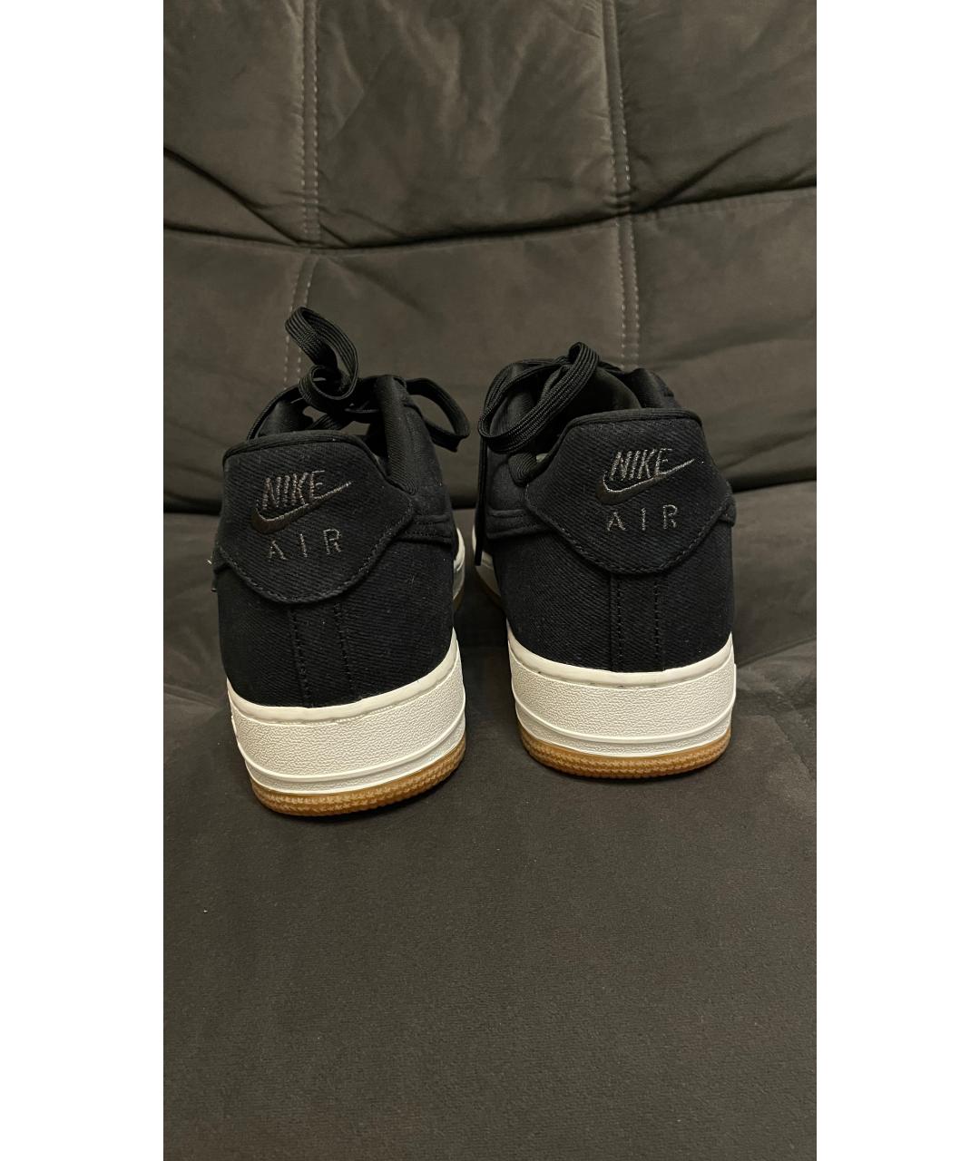 NIKE Синие текстильные низкие кроссовки / кеды, фото 4