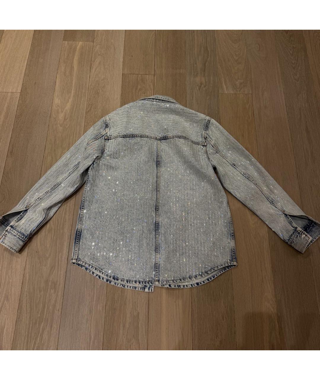 ALEXANDER WANG Голубая деним куртка, фото 2