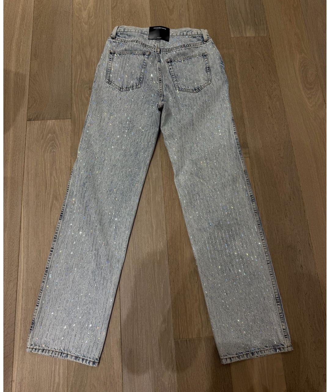 ALEXANDER WANG Голубые прямые джинсы, фото 3