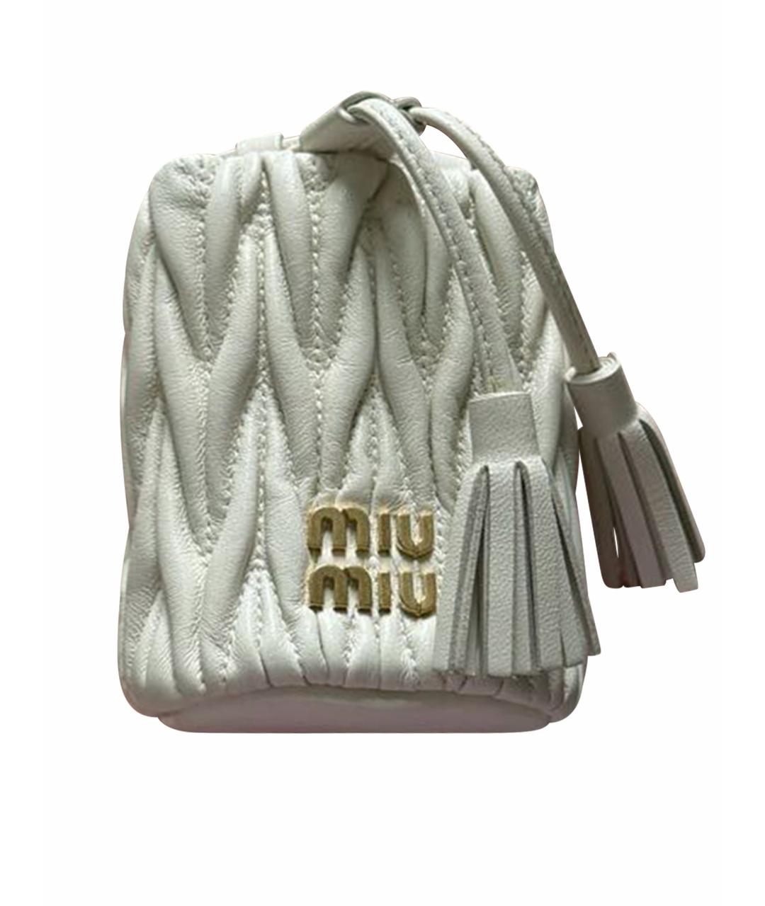 MIU MIU Бежевая сумка через плечо, фото 1