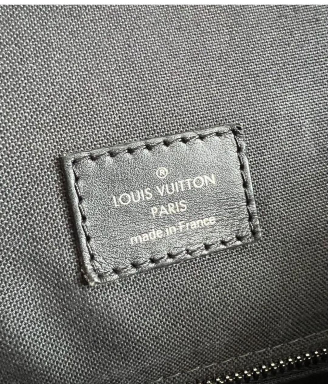 LOUIS VUITTON Коричневый кожаный рюкзак, фото 4