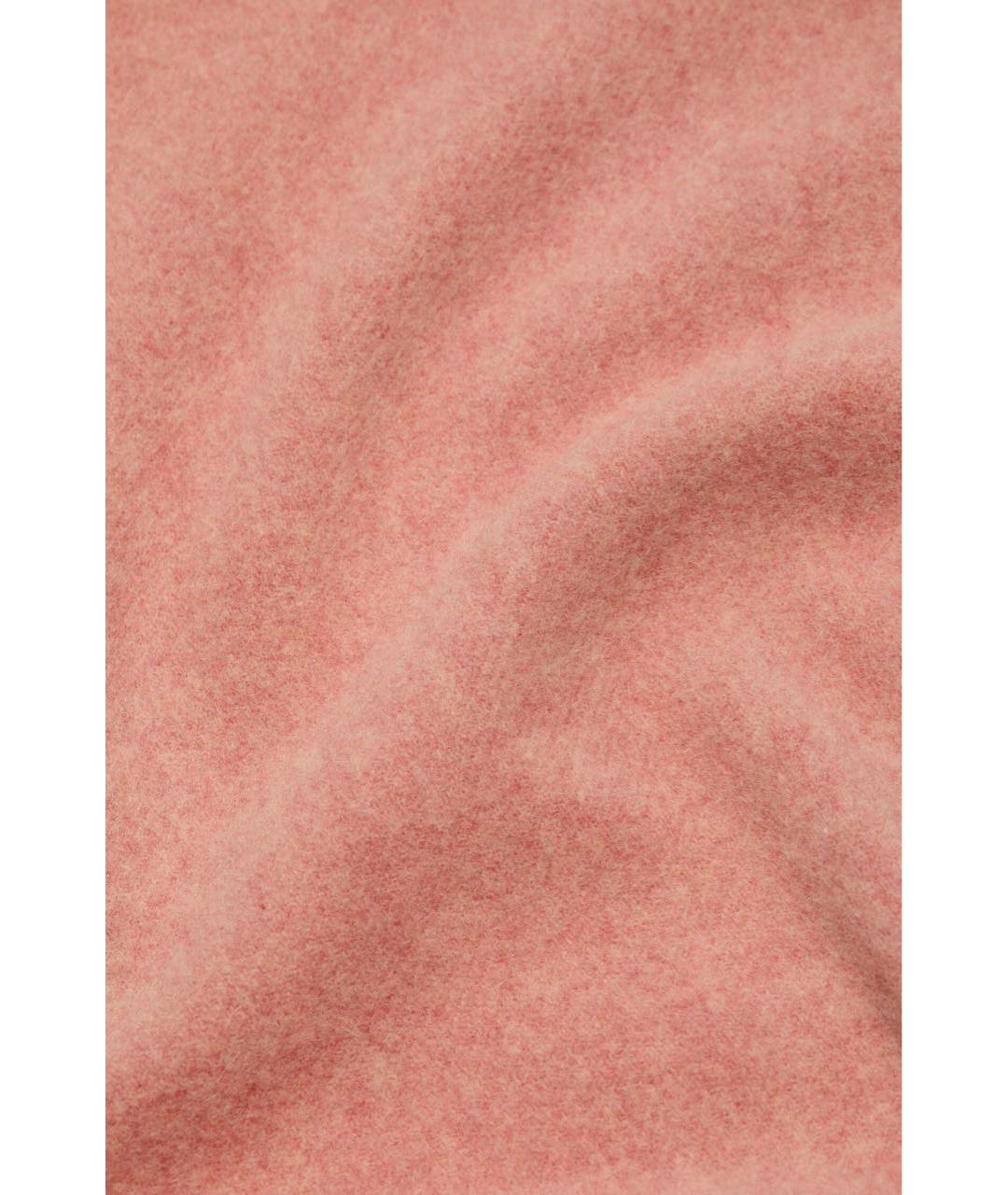 ACNE STUDIOS Коралловый шерстяной шарф, фото 4