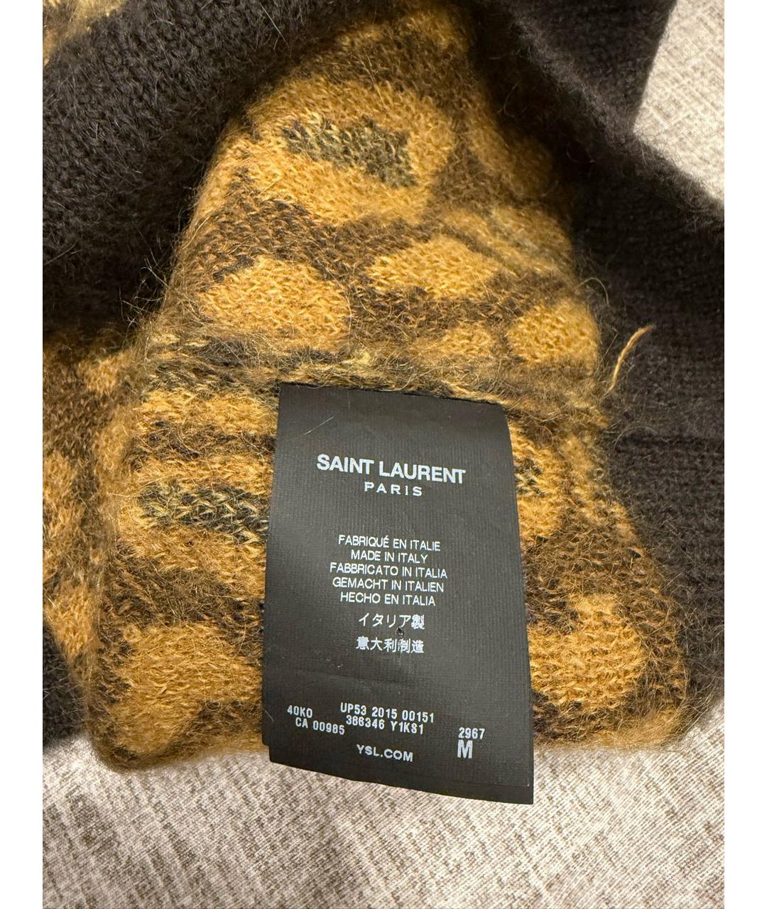 SAINT LAURENT Мульти шерстяной джемпер / свитер, фото 7