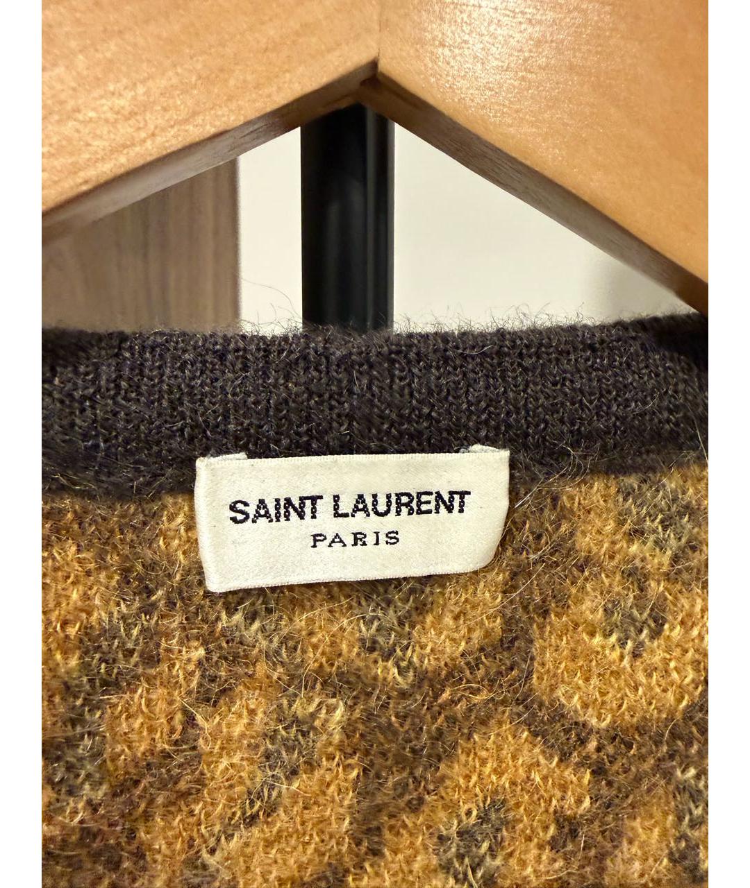 SAINT LAURENT Мульти шерстяной джемпер / свитер, фото 6