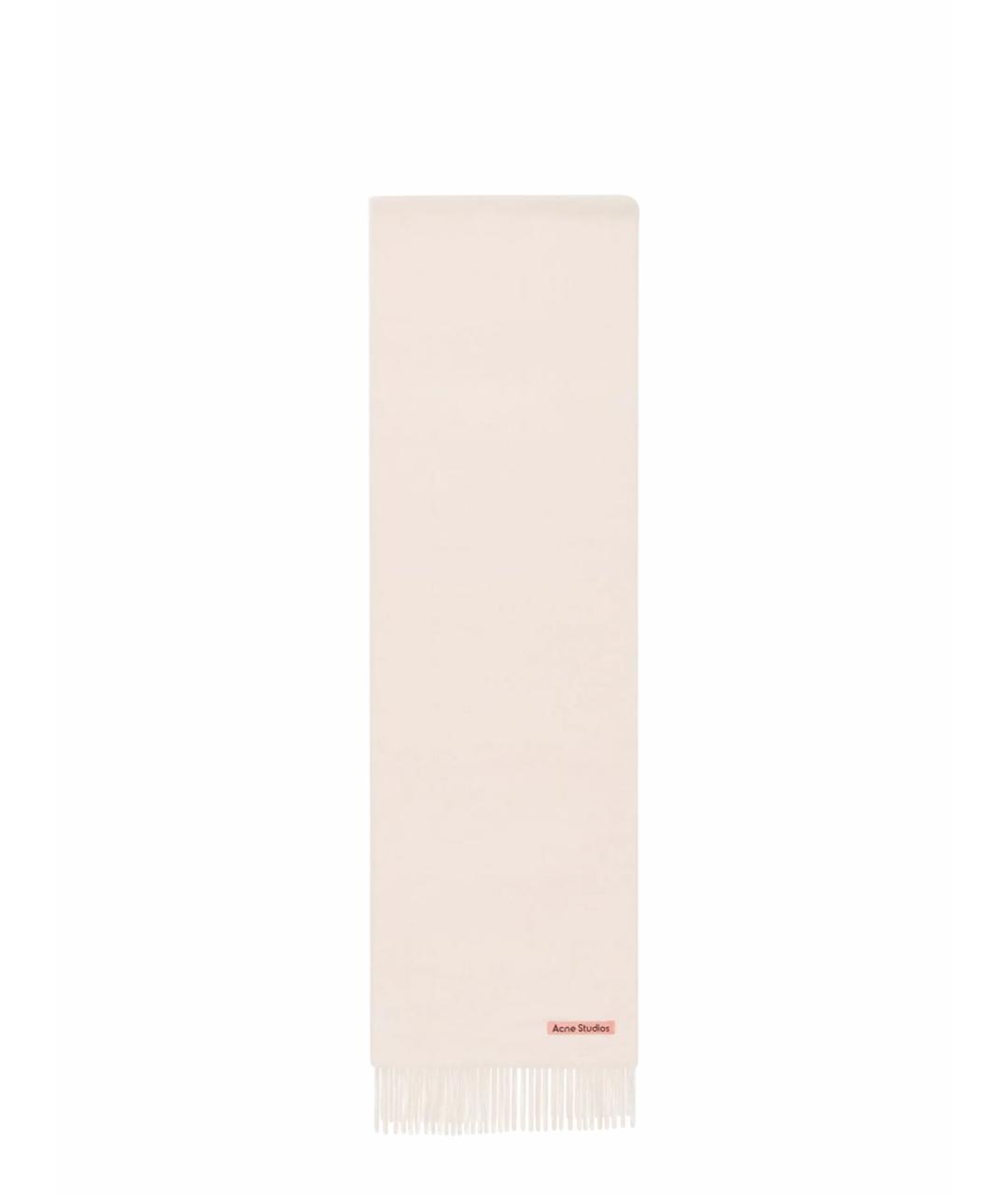 ACNE STUDIOS Бежевый шерстяной шарф, фото 1