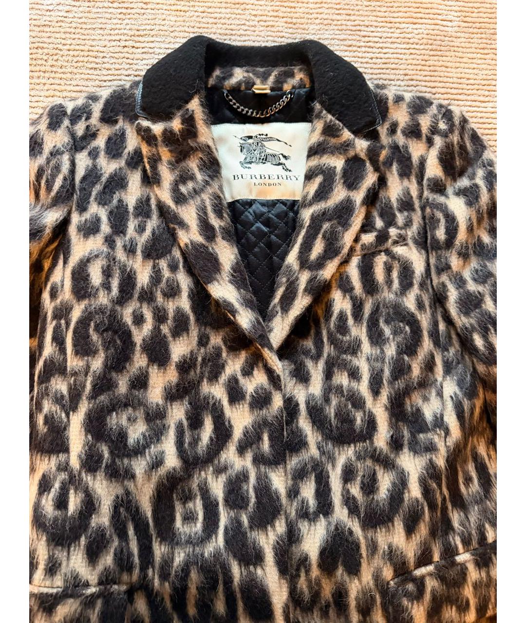 BURBERRY Мульти шерстяное пальто, фото 3